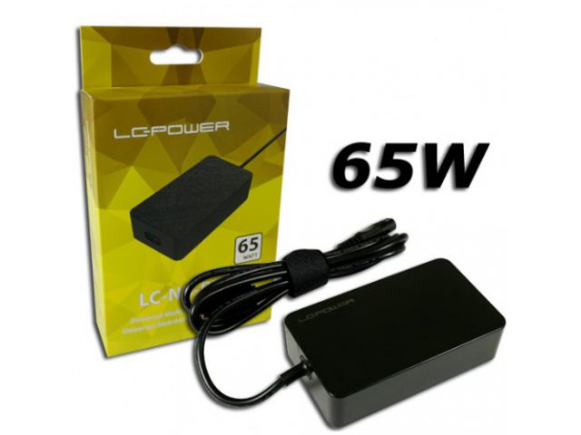 Univerzalni punjač za prijenosno računalo LC-POWER LC-NB-PRO-65, 10 nastavaka