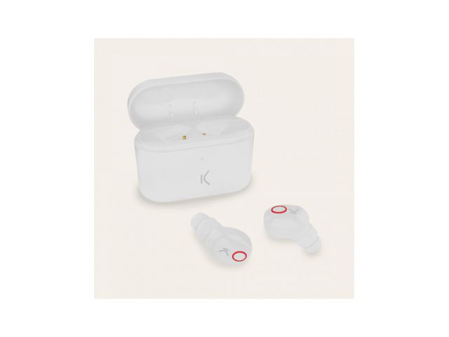 Bluetooth slušalice KSIX TWS, bijele