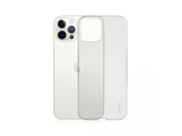 Zaštitna maska FONEX za iPhone 12/12 Pro, TPU, 0.2mm, prozirna