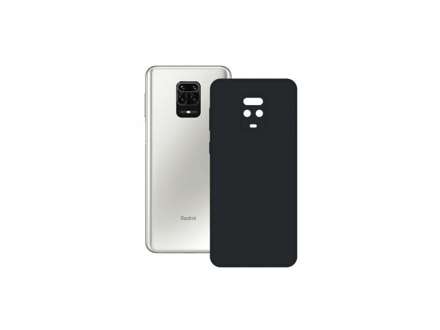 Zaštitna maska KSIX za Xiaomi Redmi Note 9 Pro/Note 9S, silk, crna