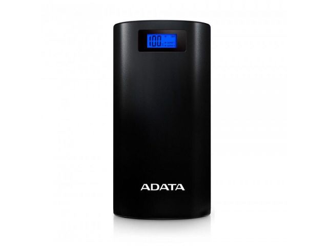 Prijenosna baterija A-DATA P20000D, 20000mAh,crna
