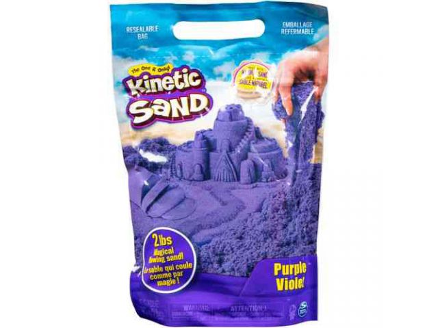 Set za igru KINETIC SAND, ljubičasti pijesak u vrećici