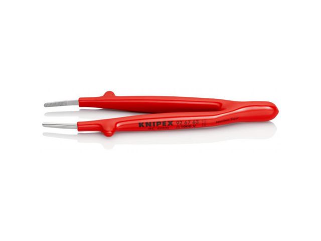 Pinceta KNIPEX, precizna, izolirana, ravna, 1000V, 145mm