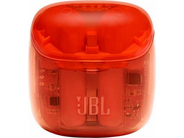 Bluetooth slušalice JBL TUNE 225 TWS Ghost Edition, narančaste