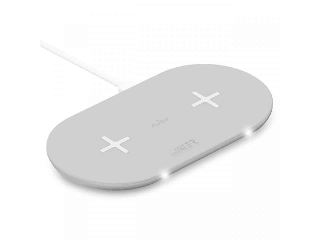 Bežični punjač PURO Fast Wireless QI, Maximalna snaga 20W, bijeli