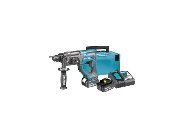 Bušilica-čekić MAKITA DHR202RFJ, 18V, 2x3Ah, aku