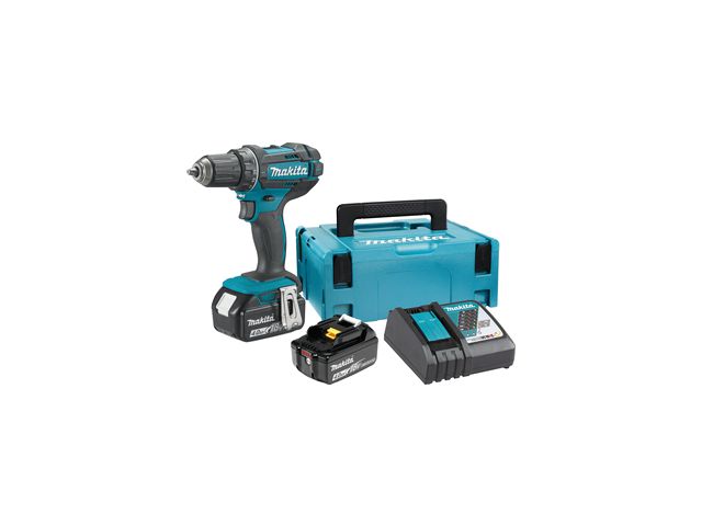 Bušilica-odvijač MAKITA DDF482RMJ, 18V, 2x4Ah, aku