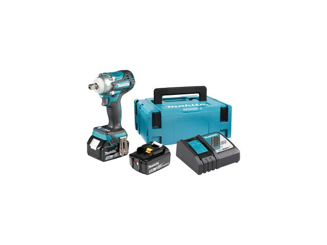 Odvijač MAKITA DTW301RTJ, udarni, 18V, 330Nm, 2x5Ah, MAG 21/2, aku