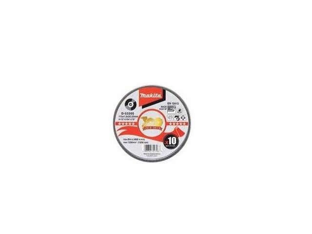 Ploče MAKITA D-53366, rezne, za inox, 125x22.23x1.2mm, 10/1 