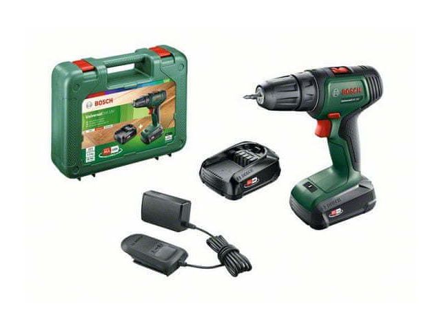 Bušilica-odvijač BOSCH Universaldrill 18V, 2x1.5Ah, 18V, 40Nm