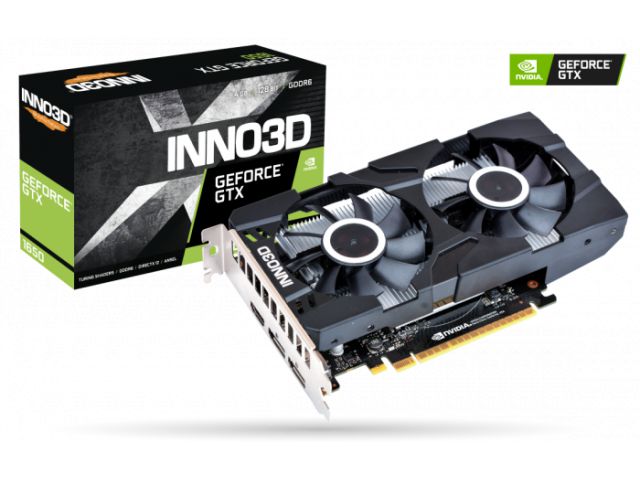 Grafička kartica INNO3D nVidia GeForce GTX1650 Twin X2 OC, 4 GB GDDR6