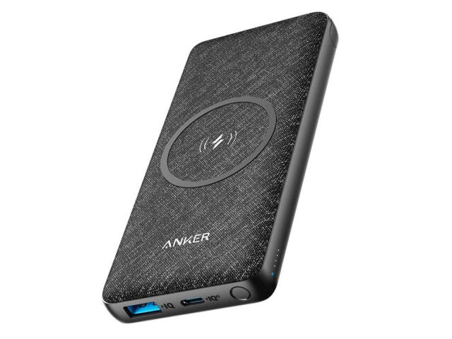Prijenosna baterija ANKER PowerCore III Wireless 10000mAh, Qi bežično punjenje 18W, 1×USB-A/1×USB Type-C, crna