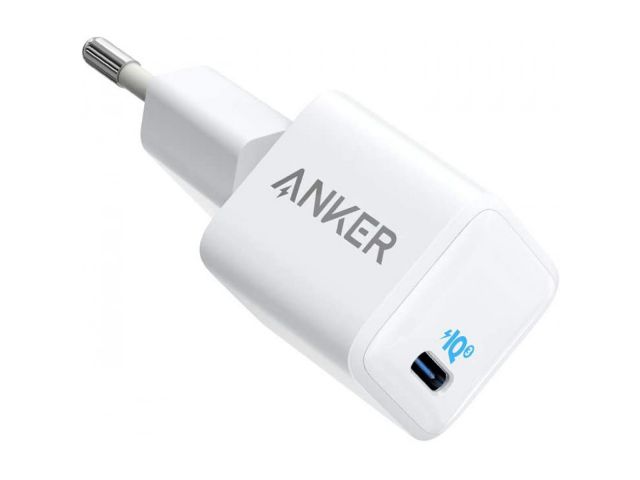 Kućni punjač ANKER PowerPort III Nano 20W, USB Type-C, Power IQ, bijeli