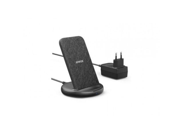 Bežični punjač ANKER PowerWave II Stand 15W, crni 