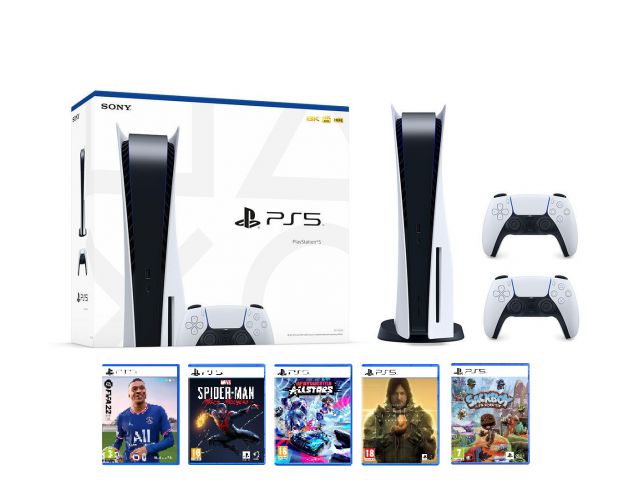 Igra a konzola SONY PS5 Playstation 5 dodatni DS5 kontroler 5