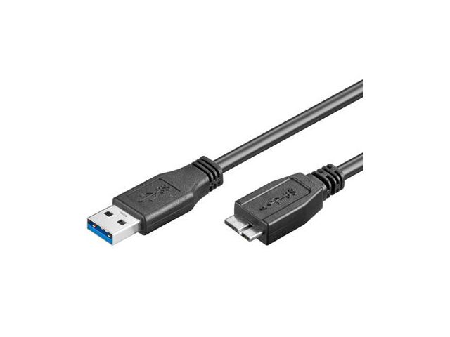Kabel USB 3.0 cable USBA-M/USBB-MICRO L.0,6 m