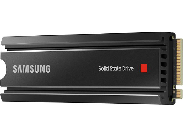 SSD disk 1 TB, SAMSUNG 980 PRO, heatsink, M.2 2280, PCIe 4.0 x4 NVMe, 3-bit MLC V-NAND, MZ-V8P1T0CW