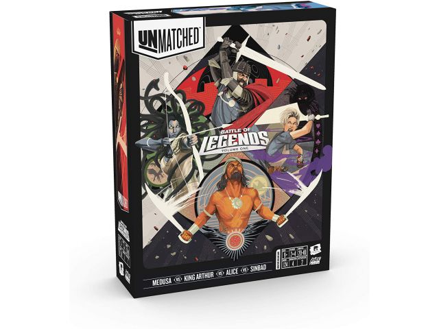 Društvena igra, UNMATCHED BATTLE OF LEGENDS VOL. 1, 2-4 igrača, 9+ dob