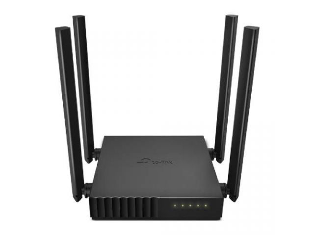 Router TP-LINK Archer C54, AC1200 Wireless Dual Band, 867 at 5 GHz +300 Mbps at 2.4 GHz, 802.11ac/a/b/g/n, 1x WAN, 4x LAN, 4x external 5 dBi antennas, support MU-MIMO