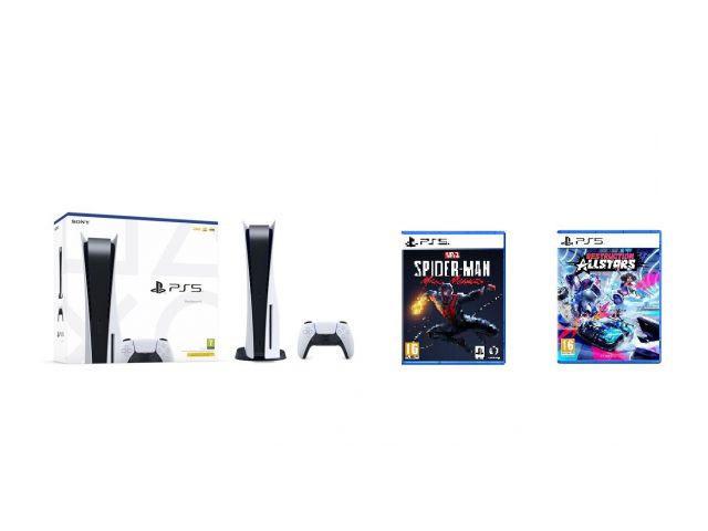 Igraća konzola SONY PS5 PlayStation 5 + Destruction AllStars PS5 + Marvel's Spider-Man: Miles Morales