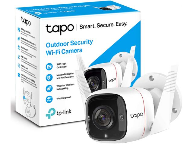 Pametna kamera TP-LINK Tapo C310, vanjska, vodootporna, UHD, WiFi, Google & Alexa