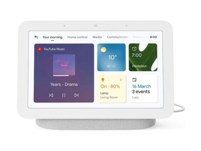 Pametni zaslon GOOGLE Nest Hub (2nd Gen), bijeli