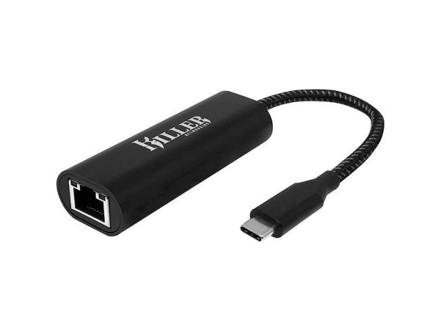 Mrežni adapter INTEL Killer E3100, USB-C -> 2.5 Gbps Ethernet