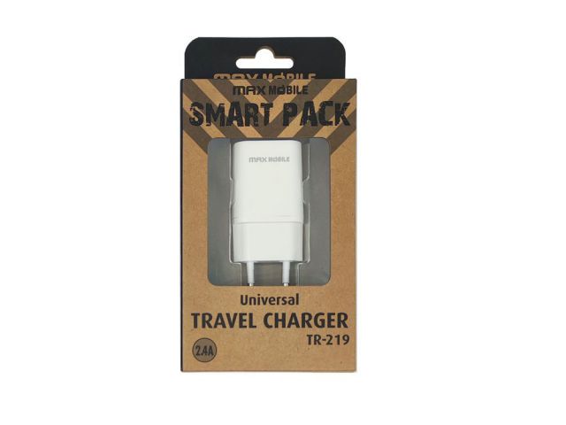 Kućni punjač SMART PACK TR-219, USB, 2.4A, bijeli