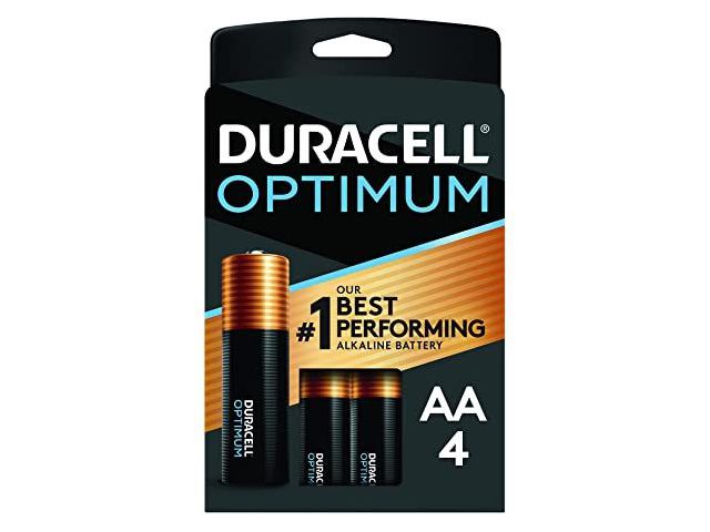 Jednokratna baterija DURACELL Optimum AA, 4 kom.
