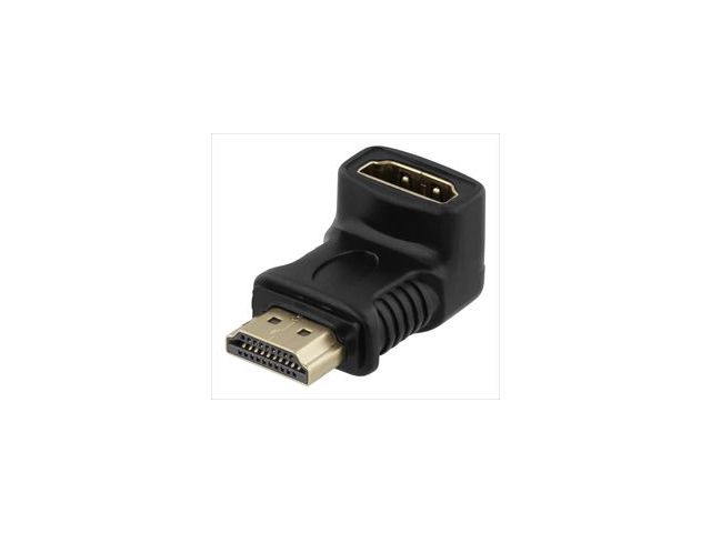 Video adapter DELTACO HDMI-adapter, 19-pin,18.6 Gb/s bandwidth, Gold plated connectors, 4K, Ultra HD 