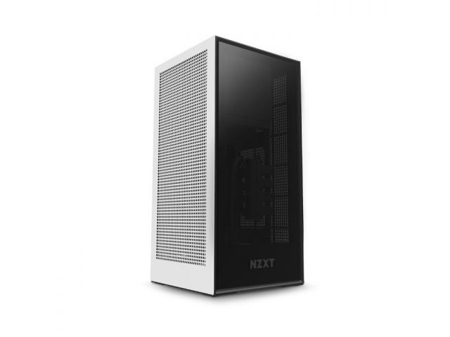 Kućište NZXT H1 bijelo/crno, 650 W 80+ Gold, 140 mm vodeno hlađenje, mini ITX