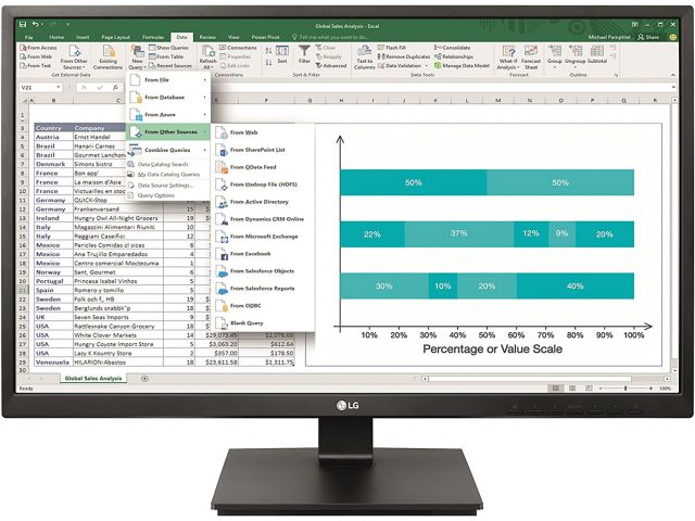 Monitor LG 27BK550Y-B Wide B2B, IPS, 27