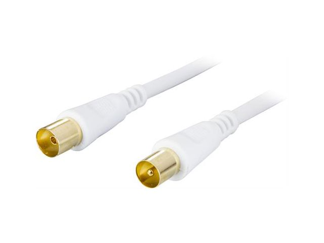 Antenski kabel DELTACO Antenna cable w/connectors zip-lock bag:2,0m (306)