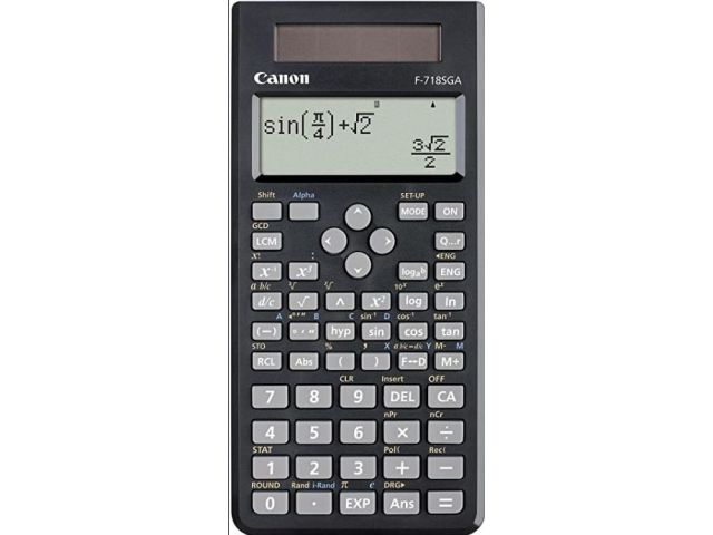 Kalkulator CANON F718 SGA, znanstveni, 18 mjesta, solar