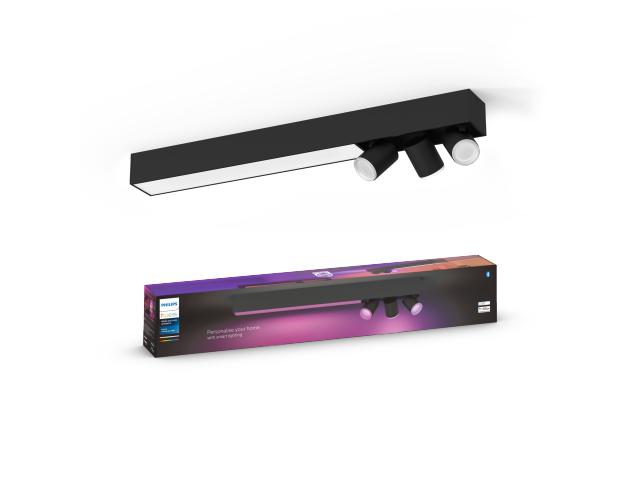 Pametna LED svjetiljka PHILIPS Hue Centris 3-spot Special Form, stropna, crna