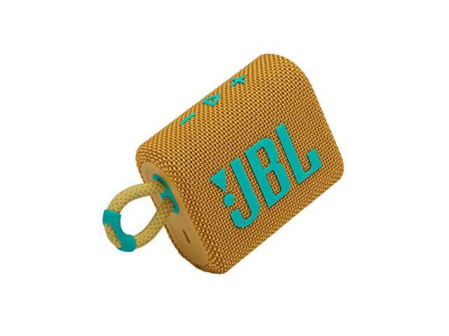 Bluetooth zvučnik JBL Go 3, BT5.1, prijenosni, vodootporan IP67, žuti
