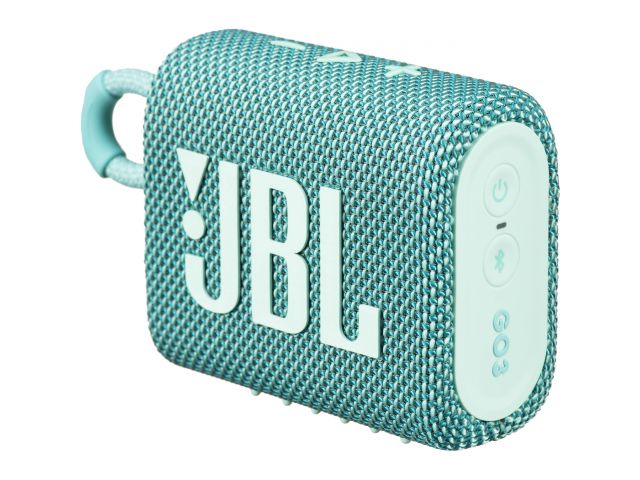 Bluetooth zvučnik JBL Go 3, BT5.1, prijenosni, vodootporan IP67, tirkizni