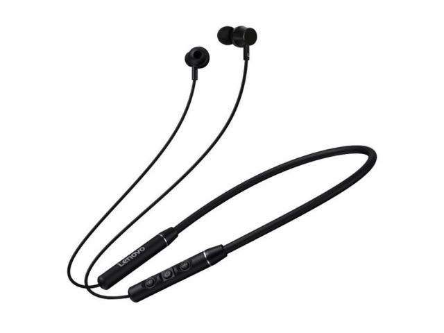 Bluetooth slušalice LENOVO QE03, sportske, crne
