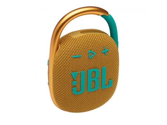 Bluetooth zvučnik JBL Clip 4, BT5.1, prijenosni, vodootporan IP67, žuti