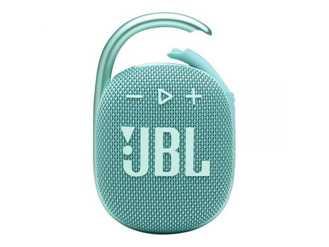 Bluetooth zvučnik JBL Clip 4, BT5.1, prijenosni, vodootporan IP67, tirkizni