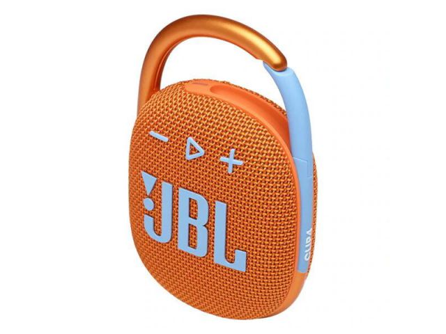 Bluetooth zvučnik JBL Clip 4, BT5.1, prijenosni, vodootporan IP67, narančasti