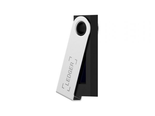 Digitalni novčanik LEDGER Nano S, za kripto valute, USB, crni