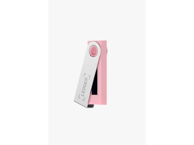 Digitalni novčanik LEDGER Nano S, za kripto valute, USB, pink