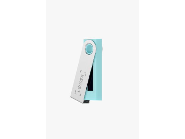 Digitalni novčanik LEDGER Nano S, za kripto valute, USB, plavi