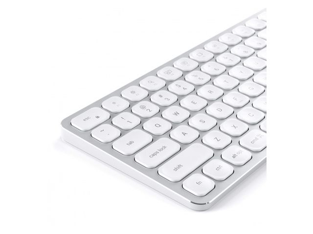 Tipkovnica SATECHI Aluminum za Mac, USB-A, žičana, US, srebrna (ST-AMWKS)