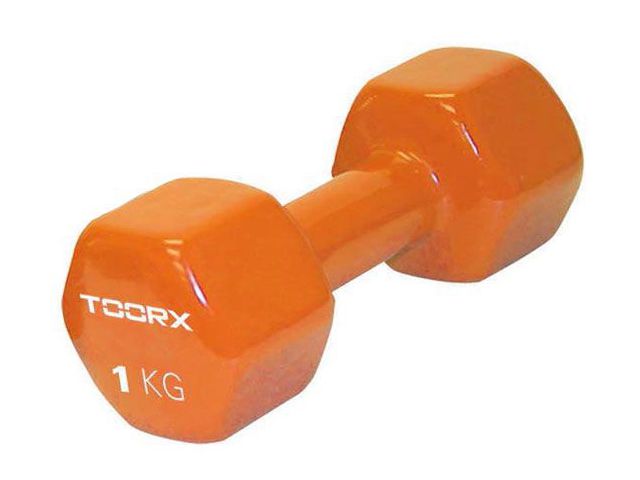 Uteg TOORX Vinil, 1 kg, narančasti