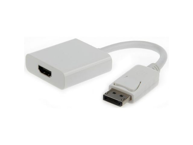 Video adapter GEMBIRD DP DisplayPort(m) na HDMI(ž), 0.1m, bijeli