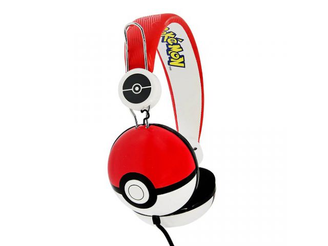 Slušalice OTL Pokemon Pokeball Teen Dome ACC-0614, naglavne, 3,5mm, crvene/bijele