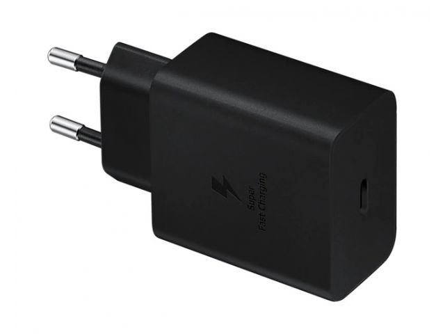 Kućni punjač SAMSUNG Fast Charge 45W + USB Type-C kabel, crni 