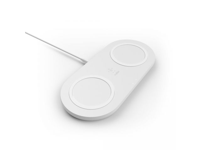 Bežični punjač BELKIN BOOST CHARGE Dual Wireless Charging Pads, bijeli